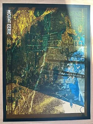 Mount Eerie 2017 Tour Poster Landland Test Print Rare Not Sphere Sperry Pollock • $99.99