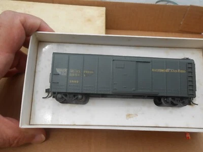 $69.99 • Buy Vintage Ho Nos Scale T.i.d. Brass Wagon Top  B & O Box Car Iob