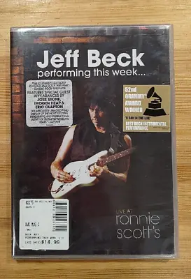 $12 • Buy JEFF BECK Performing This Week: Live At Ronnie Scott's (DVD, 2007) NEW/SEALED