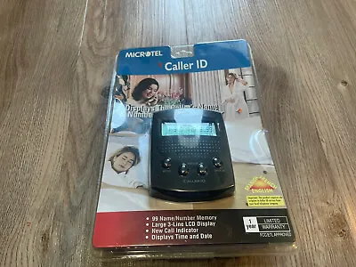 Microtel Caller ID Display Device Large LCD Display Time Date 99 Number Memory • $29.90