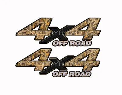 4X4 OFF ROAD TALL GRASS DUCK Camo Decals Truck Stickers 2 Pack KM011ORBX • $13.99