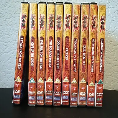 10 X Yu-Gi-Oh! DVD Bundle Volume 3 - 12 • £7.99
