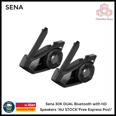 Sena 30K DUAL Bluetooth With HD Speakers *AU STOCK*Free Express Post* • $699