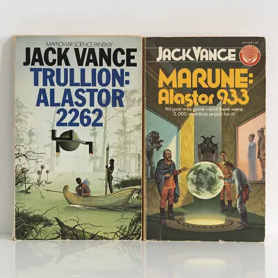 JACK VANCE Trullion: Alastor 2262 + Marune: Alastor 933 (Alastor Cluster 1-2) SF • £12