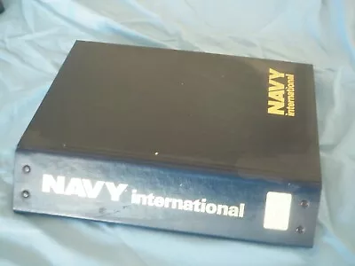 £20 • Buy Navy International 1987. 12 Issues In Custom Binder
