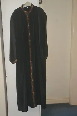 £12.99 • Buy Black Abaya Kaftan Asian Islamic Muslim Long Coat Maxi Dress