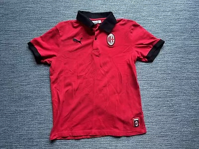 AC Milan Puma Red Polo Shirt • $25