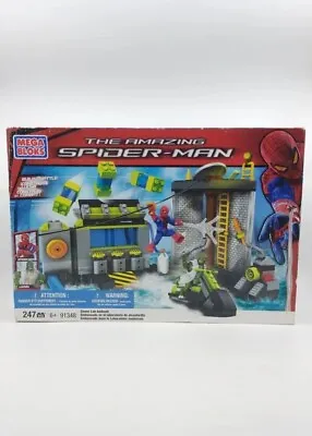 The Amazing Spider-Man Sewer Lab Ambush Mega Bloks 2012 Set #91348 • $189.89