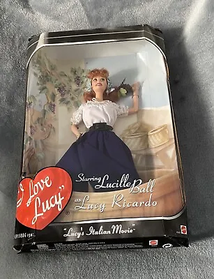 I Love Lucy Barbie Doll -  Lucy's Italian Movie Episode  150 Mattel 1999 • $16.95