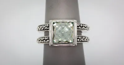 Michael Dawkins Sterling Silver Ring - Green Spinel Size 7 • $149