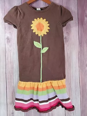 Gymboree Sunflower Fields Smiles Outlet Sweater Dress Sz 10 • $12.99
