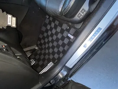 P2M For Infiniti G37 08-13 2DR 4DR V36 Front Rear Race Floor Carpet Mats Checker • $95