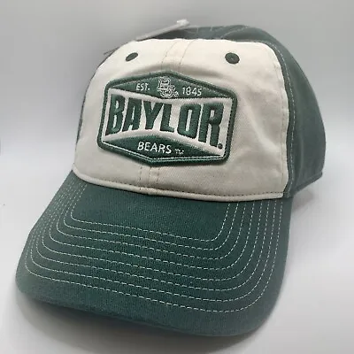 Baylor Bears NCAA The Game Adjustable Strapback Cotton Dad Hat Cap Patch NWT • $19.99
