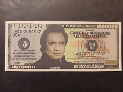 New JHONNY  Cash       £1000000 One Million Dollers Novelty Note  • £1.29