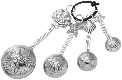 Ganz  Starfish / Clams / Shells  Measuring Spoons ~~ Set Of 4 ~~ NEW    • $19.99