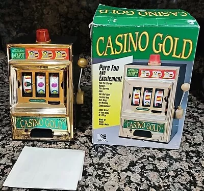 Vintage Original Waco (Japan) Casino Gold Mechanical Slot Machine Used • $68