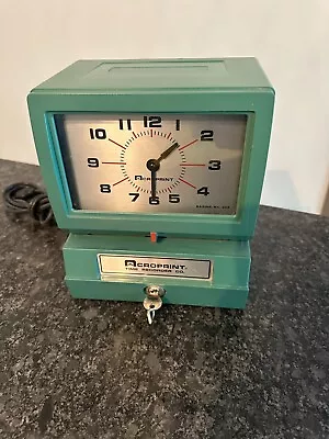 Acroprint Analog Manual Print Time Clock (works) • $50