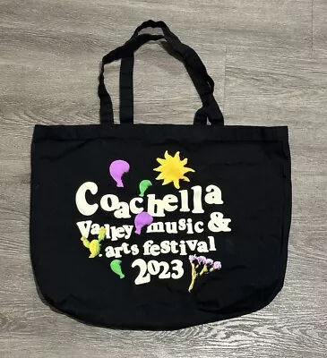 Coachella 2023 Tote Bag Valley Music & Arts Festival Black • $29.99