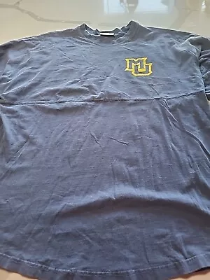 Vintage Marquette University Long Sleeve Sweatshirt  XL 100% Cotton  USA Made! • $35