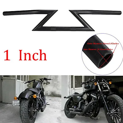 1  Z Bars Drag Handlebars For Harley Sportster 883 1200XL V-ROD Honda Motorcycle • $58.45