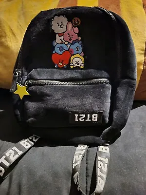 BTS BT21 Velvet Mini Backpack • $25