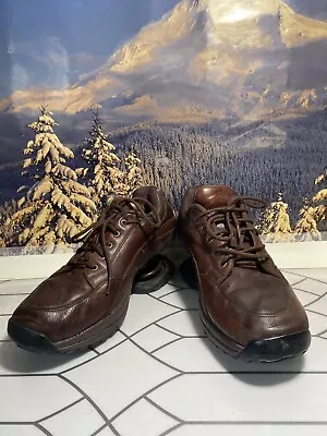 Z-Coil Men’s  Cloud Walker Brown Leather Sneaker Athletic Shoes Size 12 Lace Up • $47