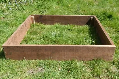 Wooden Raised Bed Frame  Planter Vegetables Flowers 80x80x15 Cm • £23