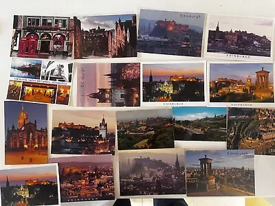 GB - Scotland 17 Edinburgh Postcards • £1.25