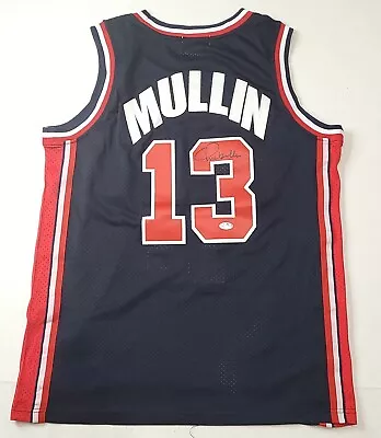 Chris Mullin Signed USA Basketball Jersey Dream Team Mitchell & Ness  PSA Sz L • $199.95