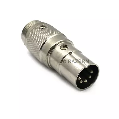 NEW 4-Pin Cobra Microphone To 5-Pin DIN Adapter For Realistic Cybernet CB Radio • $10.95