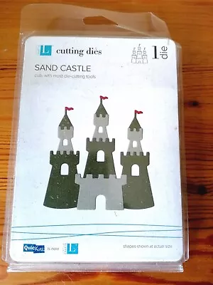 Quickutz Die Cutter:  Sand Castle Children's Birthday Cards Etc • £8