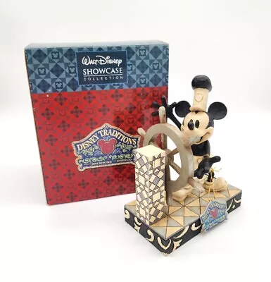 Jim Shore Enesco Ahoy Mickey Mouse Disney Showcase Collection Steamboat Willie • $76.99