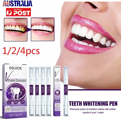 $11.48 • Buy Teeth Whitening Gel Pen Extra Strong White Hygiene Tooth Whitener Stain Removal