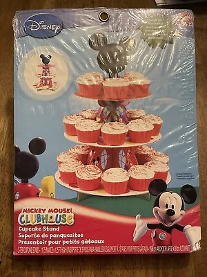 Mickey Mouse Clubhouse Cupcake Stand NEW *Holds 24 Cupcakes* Birthday Party • $19.99