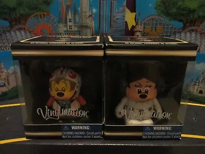 Disney Vinylmation Star Wars Princess Minnie And Fighter Pilot Mickey Sealed Set • $49.99