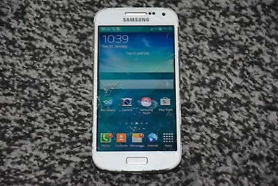 Samsung Galaxy S4 Mini GT-I9195 - 8GB - White (Unlocked) Cracked • £10.62