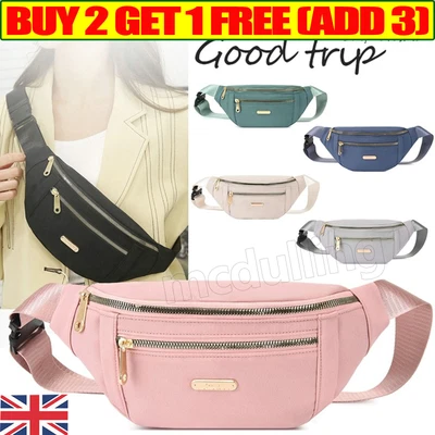 £2.84 • Buy Women Men Waist Bum Bag Fanny Pack Holiday Travel Money Belt Pouch Wallet Bag Mc