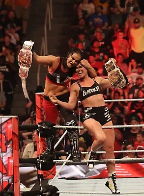 RONDA ROUSEY & SHAYNA BASZLER 8x10 COLOR PHOTO ROH ECW WWE NXT AEW IMPACT 43 • $7.96