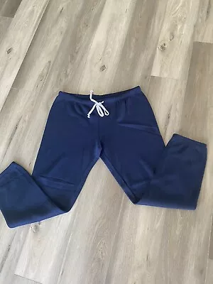 NWOT Spirit Jersey Unisex Sweatpants L Blue Quality Super Soft Drawstring • $35