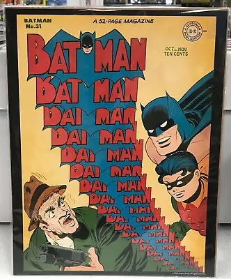 Batman #31 Vintage Dc Comics Series 11  X 14  Poster Print New Sealed • $16.99