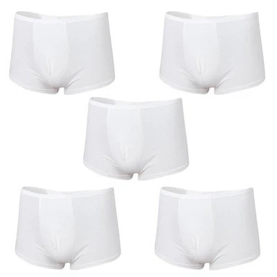 £12.77 • Buy 5Pack Men's White  Disposable Absorbency Washable Incontinence  Briefs XL