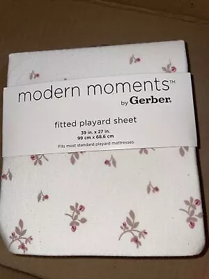 Ultra Soft Pack N Play Sheet Baby & Toddler Girl Modern Moments By Gerber Baby • $6