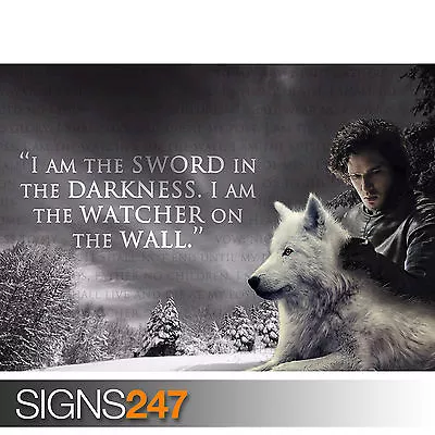 GAME OF THRONES - TV SHOW SEASON DRAMA SERIES (1075) Poster Print A1 A2 A3 A4 • £8.95