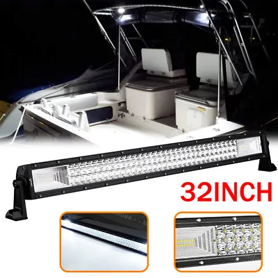 32'' Marine Spreader Lights LED Light Deck/Mast Lights For Boat 9-35v Spot Flood • $40.84