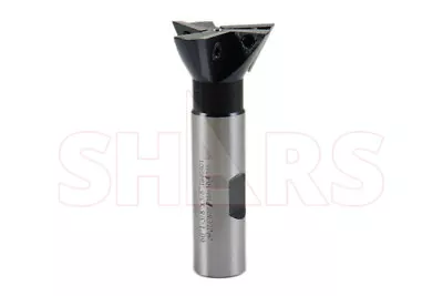 CNC 1-3/8 X 5/8  Shank 60° Indexable 3FL Dovetail Cutter W/Cert. Save $111 P] • $53.95