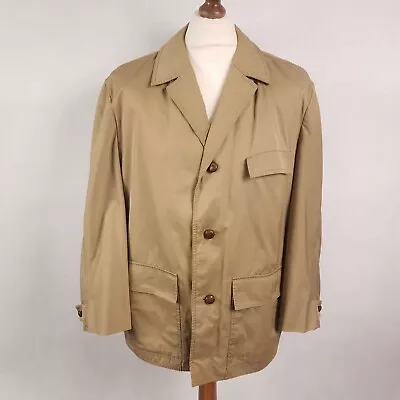 £49.99 • Buy Valmeline Vintage Diolen Mens Jacket Safari Shirt Khaki Sports Iconic Size 54 