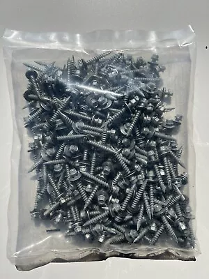 #10 Size 1-1/2  (1000 Pcs) Metal Roofing/Siding Screws Unpainted Hex Head • $92.90