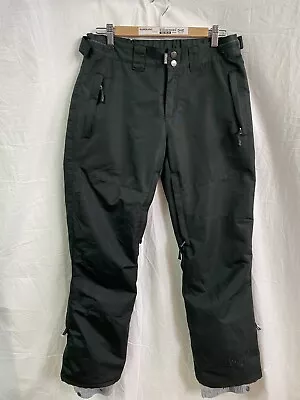 Women's Liquid Venture 8k Snowboard Pants Black Waterproof Adjustable Waist Sz M • $34