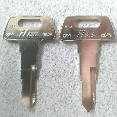 2 Honda Motorcycle HD74  X84  Vintage Key Blanks By ILCO Free Shipping • $9.49