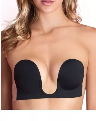 Fashion Forms Backless Strapless U Plunge Bra Black Size E • $4.99